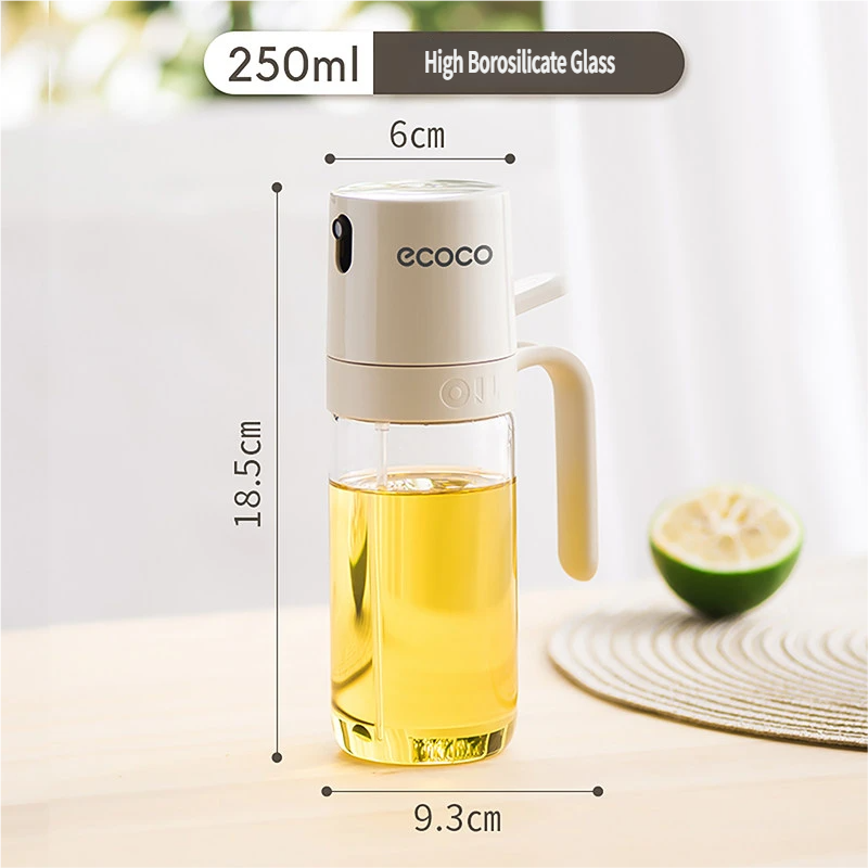 Automatic Gravity Flip Oil Dispenser: Leak-Proof Food-Grade Glass Bottle with No-Drip Spout for Olive Oil, Soy Sauce & Vinegar