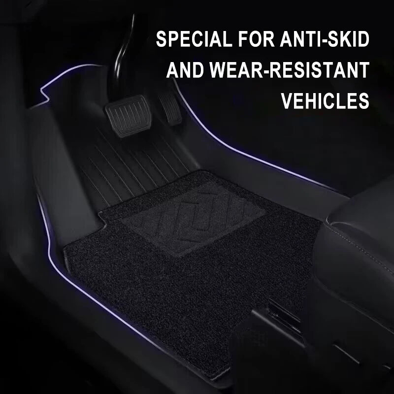 Premium TPE Floor Mats & Trunk Liner Set for 2025 Tesla Model Y (Juniper): All-Weather Custom Fit Waterproof Foot Pads & Luggage Mats