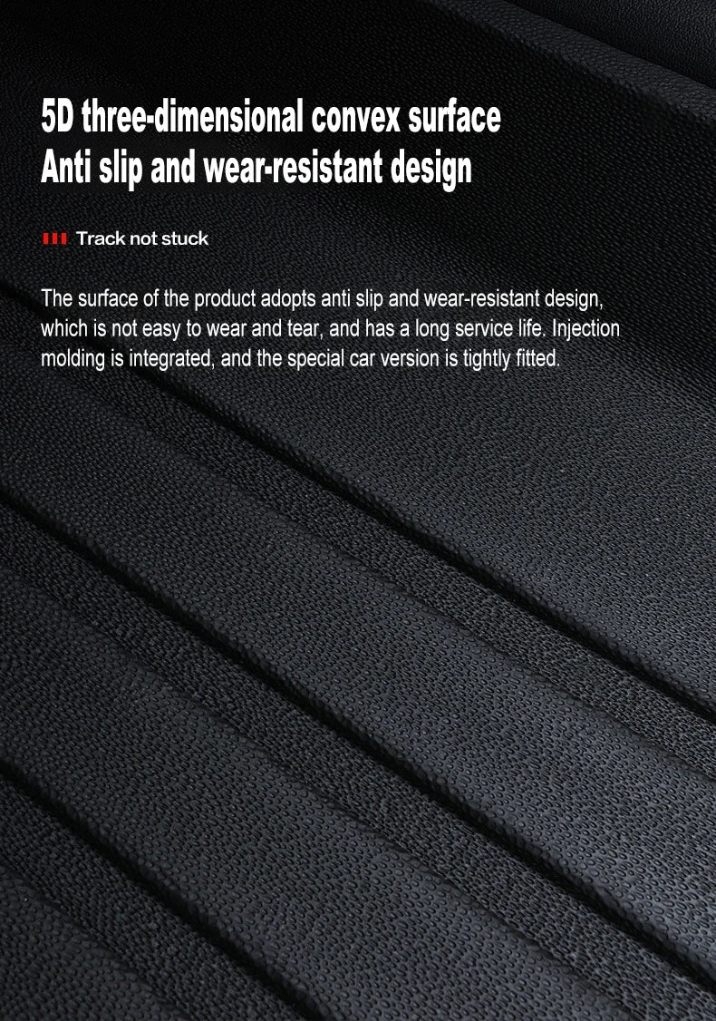 Premium TPE Floor Mats & Trunk Liner Set for 2025 Tesla Model Y (Juniper): All-Weather Custom Fit Waterproof Foot Pads & Luggage Mats
